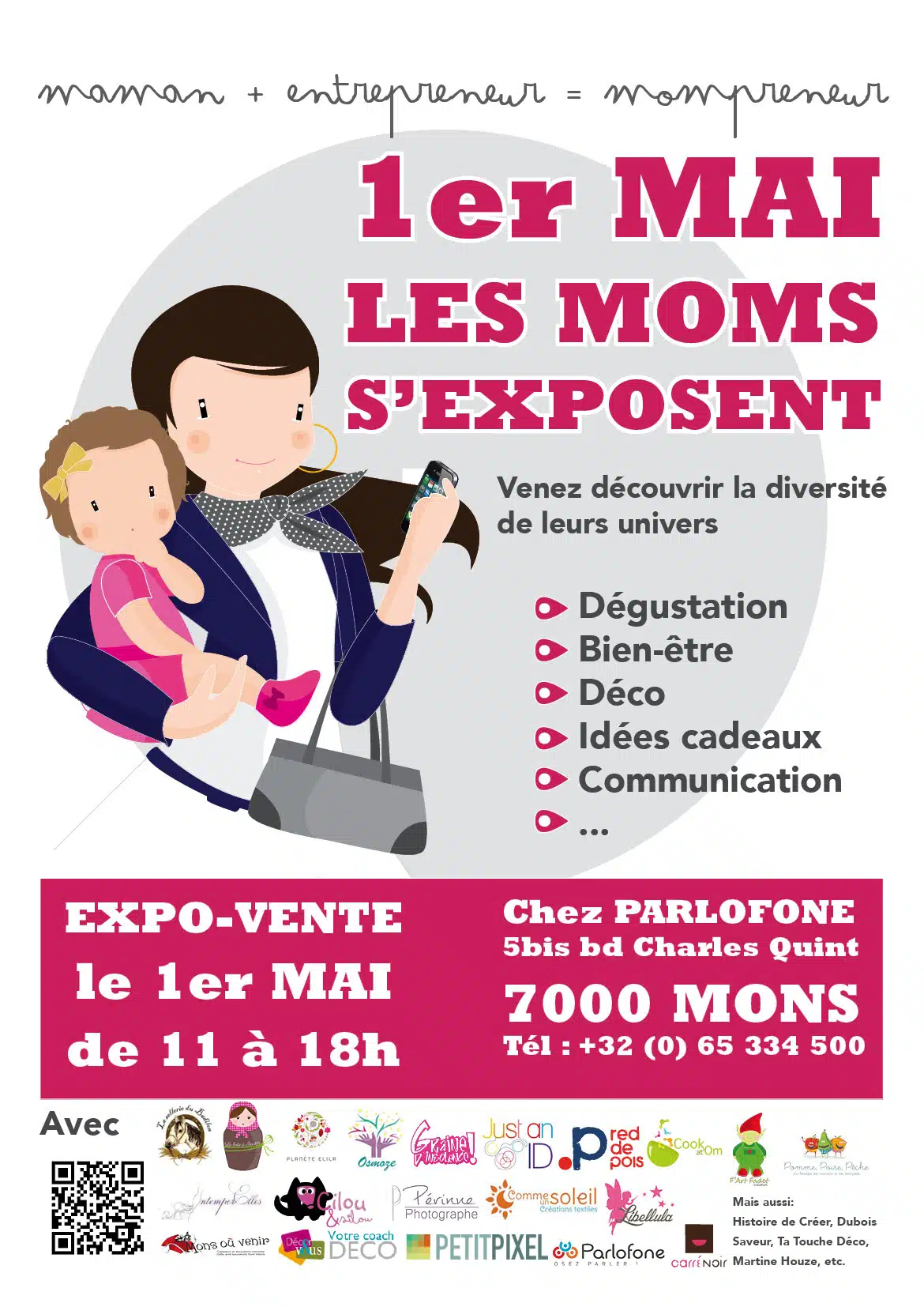 Les « mompreneurs » s’exposent le 1er mai