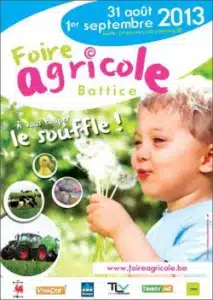 24e édition de la foire agricole de Battice-Herve ce 31/08 et 01/09
