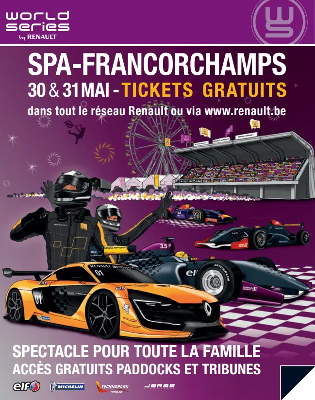 World Series by Renault 2015 à Spa-Francorchamps