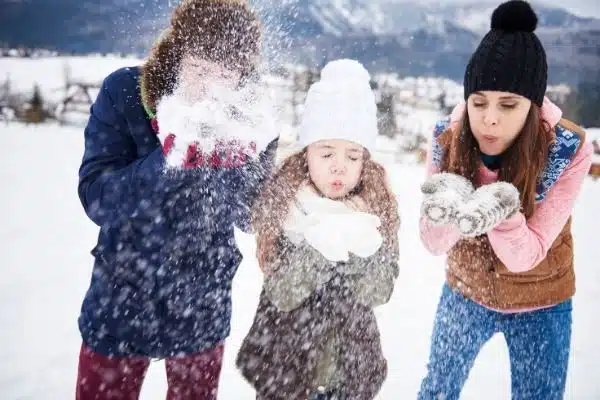 Partir au ski en famille